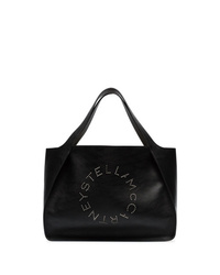 schwarze Shopper Tasche aus Leder von Stella McCartney