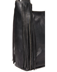 schwarze Shopper Tasche aus Leder von Cleobella