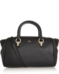 schwarze Shopper Tasche aus Leder von Diane von Furstenberg