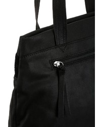 schwarze Shopper Tasche aus Leder von Tamaris