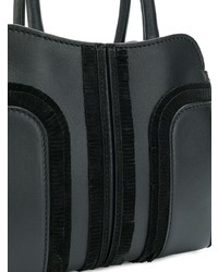 schwarze Shopper Tasche aus Leder von Tod's