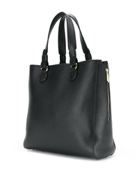 schwarze Shopper Tasche aus Leder von Versace Collection