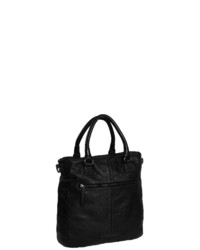 schwarze Shopper Tasche aus Leder von The Chesterfield Brand