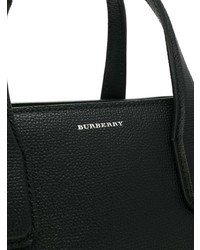 schwarze Shopper Tasche aus Leder von Burberry