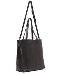 schwarze Shopper Tasche aus Leder von Madewell