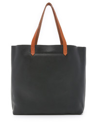 schwarze Shopper Tasche aus Leder von Madewell