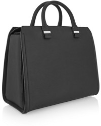 schwarze Shopper Tasche aus Leder von Victoria Beckham