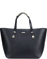 schwarze Shopper Tasche aus Leder von Thomas Wylde