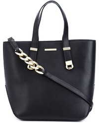 schwarze Shopper Tasche aus Leder von Thomas Wylde