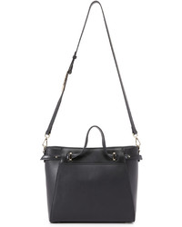 schwarze Shopper Tasche aus Leder von Karen Walker