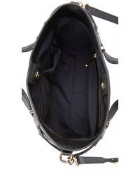 schwarze Shopper Tasche aus Leder von Karen Walker