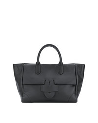 schwarze Shopper Tasche aus Leder von Tila March