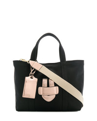 schwarze Shopper Tasche aus Leder von Tila March