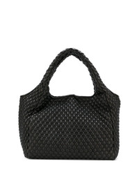 schwarze Shopper Tasche aus Leder von Tissa Fontaneda