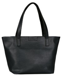 schwarze Shopper Tasche aus Leder von Tom Tailor