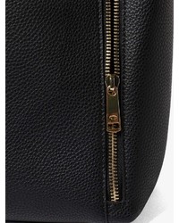 schwarze Shopper Tasche aus Leder von Tom Tailor