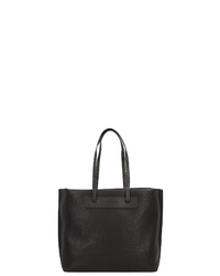 schwarze Shopper Tasche aus Leder von Tom Tailor Denim