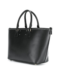 schwarze Shopper Tasche aus Leder von Maison Margiela