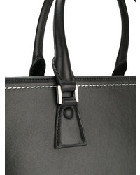 schwarze Shopper Tasche aus Leder von Maison Margiela