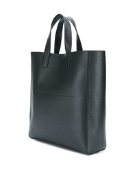 schwarze Shopper Tasche aus Leder von Versace Collection