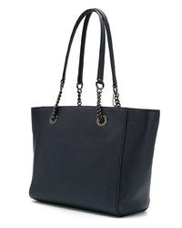 schwarze Shopper Tasche aus Leder von Coach