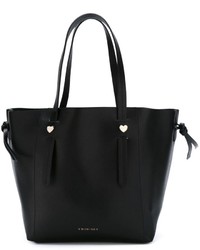 schwarze Shopper Tasche aus Leder von Twin-Set