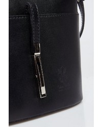 schwarze Shopper Tasche aus Leder von Usha