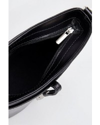 schwarze Shopper Tasche aus Leder von Usha