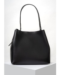 schwarze Shopper Tasche aus Leder von Usha