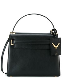 schwarze Shopper Tasche aus Leder von Valentino Garavani
