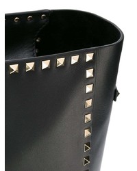 schwarze Shopper Tasche aus Leder von Valentino
