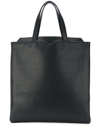 schwarze Shopper Tasche aus Leder von Valextra