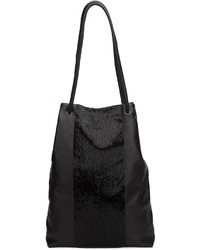schwarze Shopper Tasche aus Leder von Vera Wang