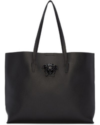 schwarze Shopper Tasche aus Leder von Versace