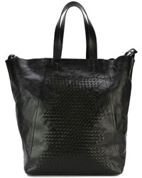 schwarze Shopper Tasche aus Leder von Vic Matié