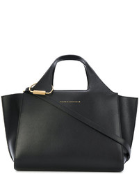 schwarze Shopper Tasche aus Leder von Victoria Beckham