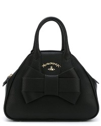 schwarze Shopper Tasche aus Leder von Vivienne Westwood