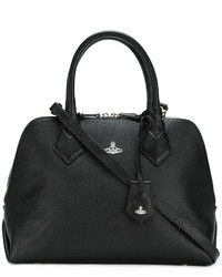 schwarze Shopper Tasche aus Leder von Vivienne Westwood