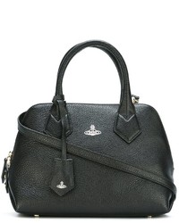 schwarze Shopper Tasche aus Leder von Vivienne Westwood