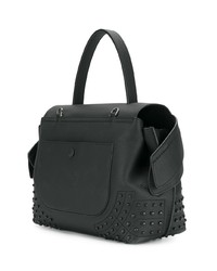 schwarze Shopper Tasche aus Leder von Tod's