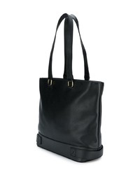 schwarze Shopper Tasche aus Leder von Love Moschino