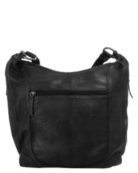 schwarze Shopper Tasche aus Leder von WOUWOU