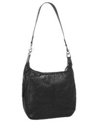 schwarze Shopper Tasche aus Leder von X-ZONE