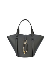 schwarze Shopper Tasche aus Leder von Zac Zac Posen