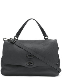 schwarze Shopper Tasche aus Leder von Zanellato