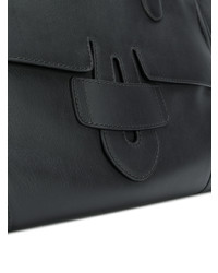 schwarze Shopper Tasche aus Leder von Tila March