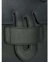 schwarze Shopper Tasche aus Leder von Tila March