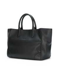 schwarze Shopper Tasche aus Leder von Tila March