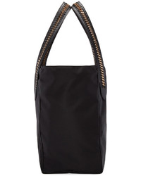 schwarze Shopper Tasche aus Nylon von Stella McCartney