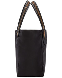 schwarze Shopper Tasche aus Nylon von Stella McCartney